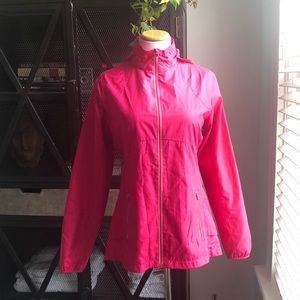 Cute detail pink running jacket